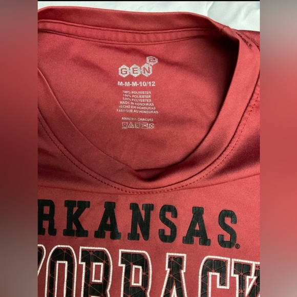 Arkansas Razorbacks Kids Red T-Shirts - Picture 6 of 6